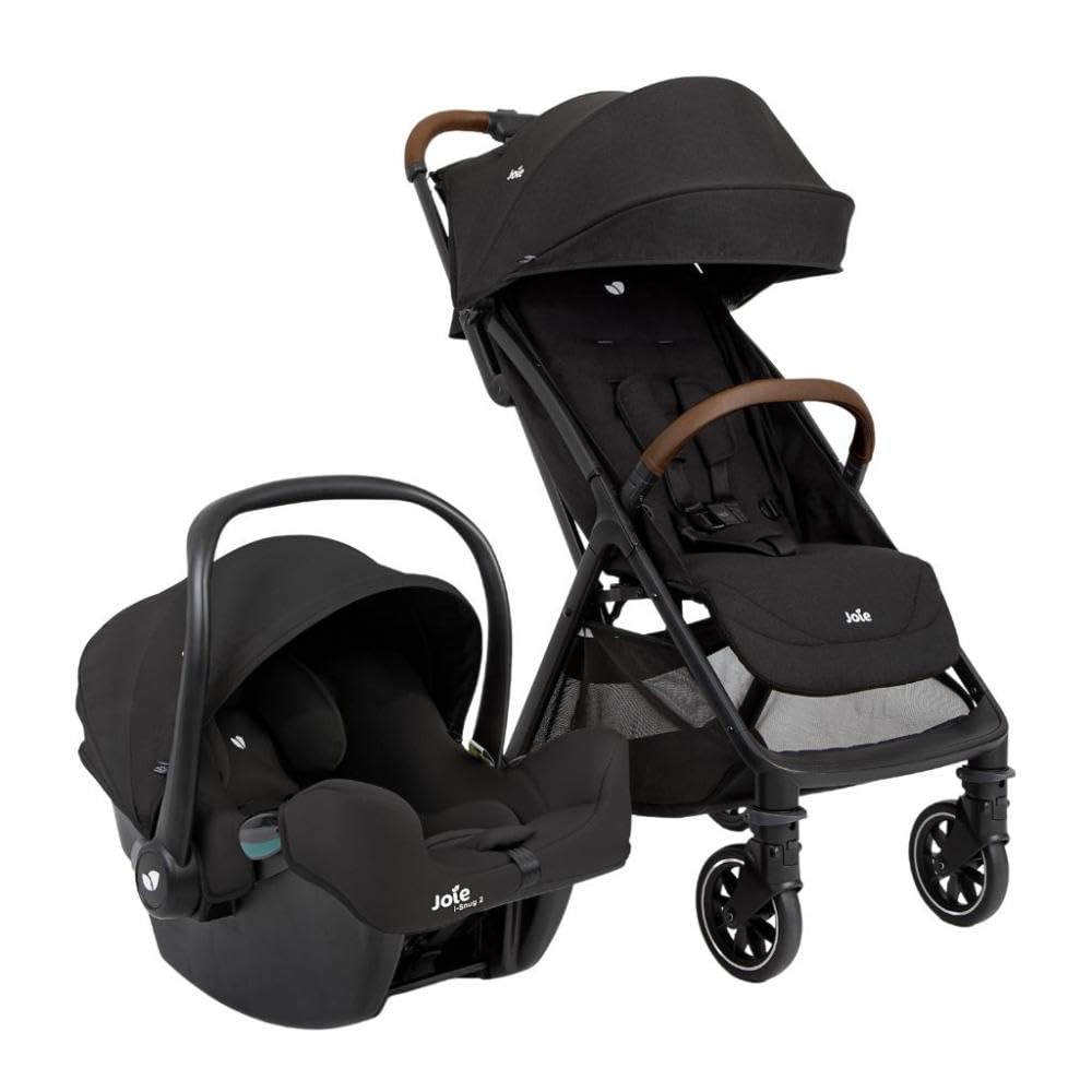 Joie Pact™ Pro Travel-System, Buggy + i-Snug™ 2 Babyschale, ab Geburt | Leichtes Travel-System (Buggy ab 6,3 kg) mit i-Size Babyschale i-Snug™ 2, Ein-Hand-Faltung und UrTilt™-Liegeposition.
