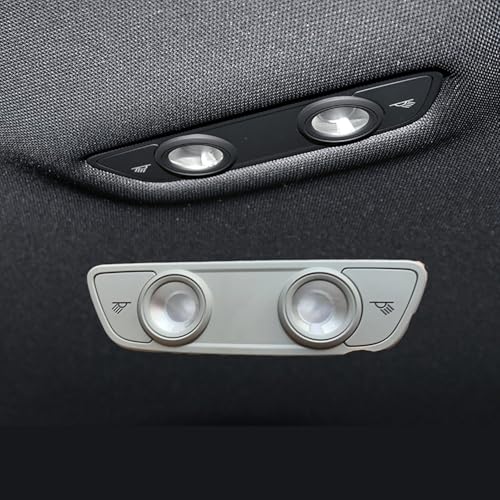 Car Reading Light Sunroof Switch for Audi A6LC8 40TFSI 2019-2024,Car Interior Overhead Console Dome Light Reading Lamp Sunroof Switch Parts.,B-Grey(Normal/A-Black)