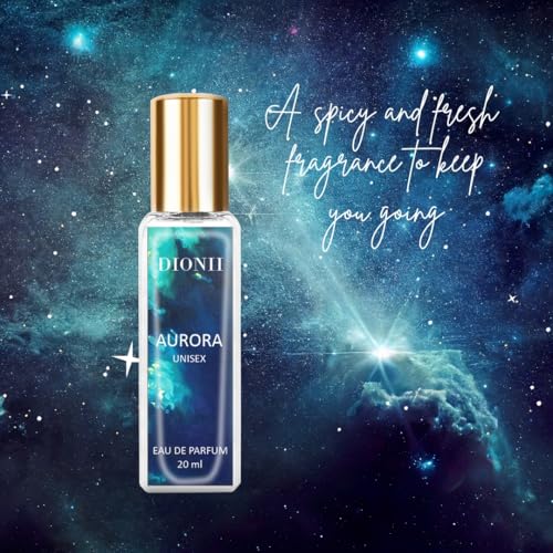 Image of Dionii AURORA Unisex Eau De Parfum Perfume | Long Lasting Aquatic Fragrance With Basil & Pine, 20 ML