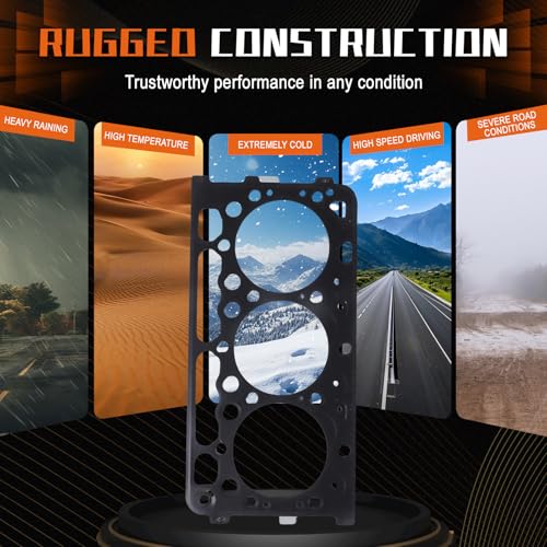 Image of PANGOLIN D902 Head Gasket fits for Kubota Engine 1G962-03313 1G962-03310 | fits for D902E RTV 900 RTV900 KX018 KX41-3 BX23 BX24 BX25 BX1880 BX2230 BX2360 BX2370D Cylinder Head Gasket