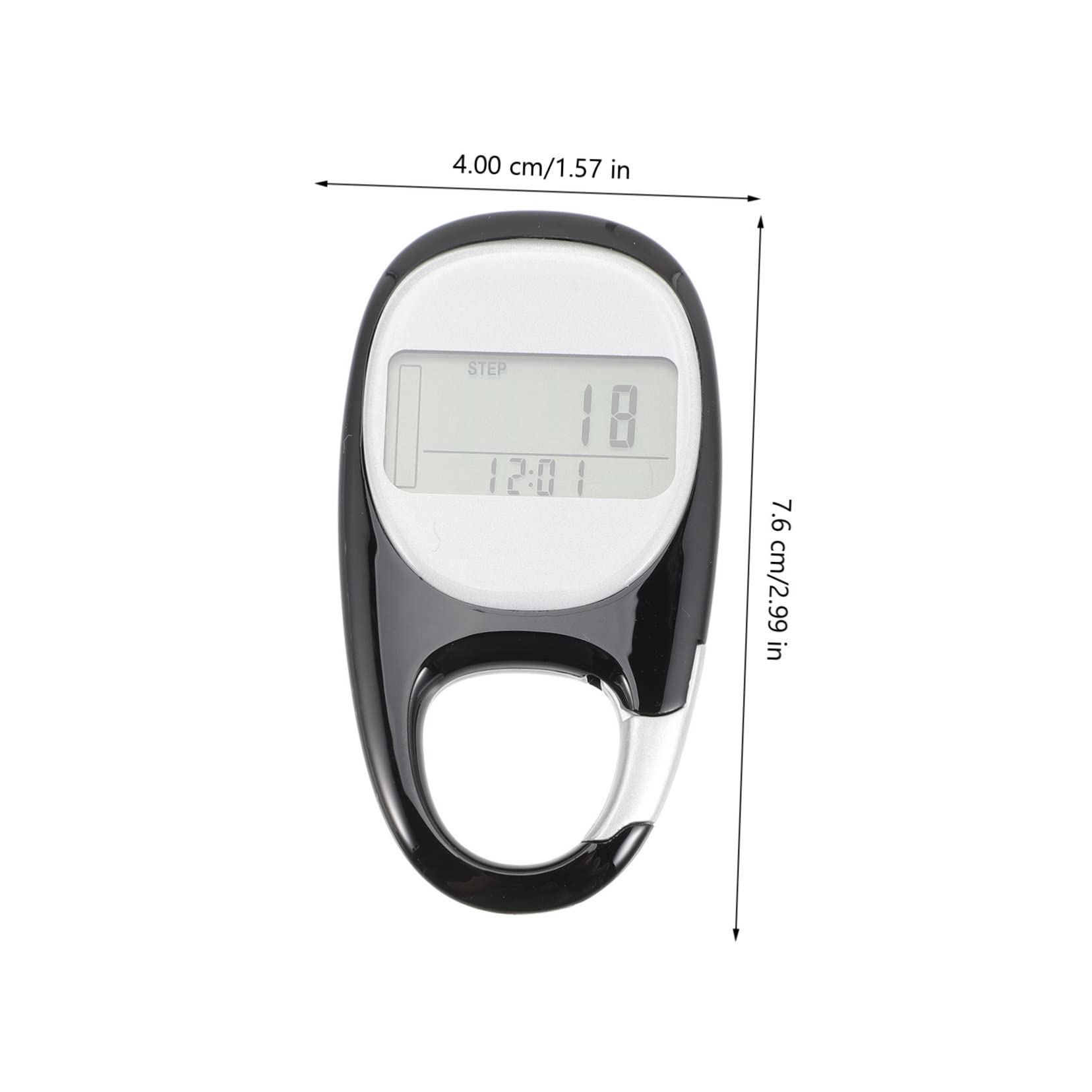 Anneome Lot De 4 Podomètres Portables en Abs Compteur De pour l'escalade Et La Randonnée Design Simple