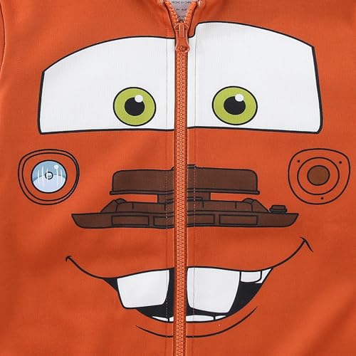 Disney Cars Mater Boys Full Zip Up Hoodie for Toddler and Big Kids2