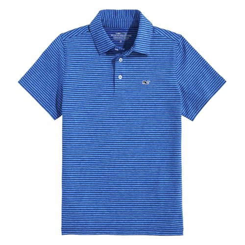 Image of Vineyard Vines Kids Bradley Stripe Sankaty Polo (Toddler /Little Kids /Big Kids)