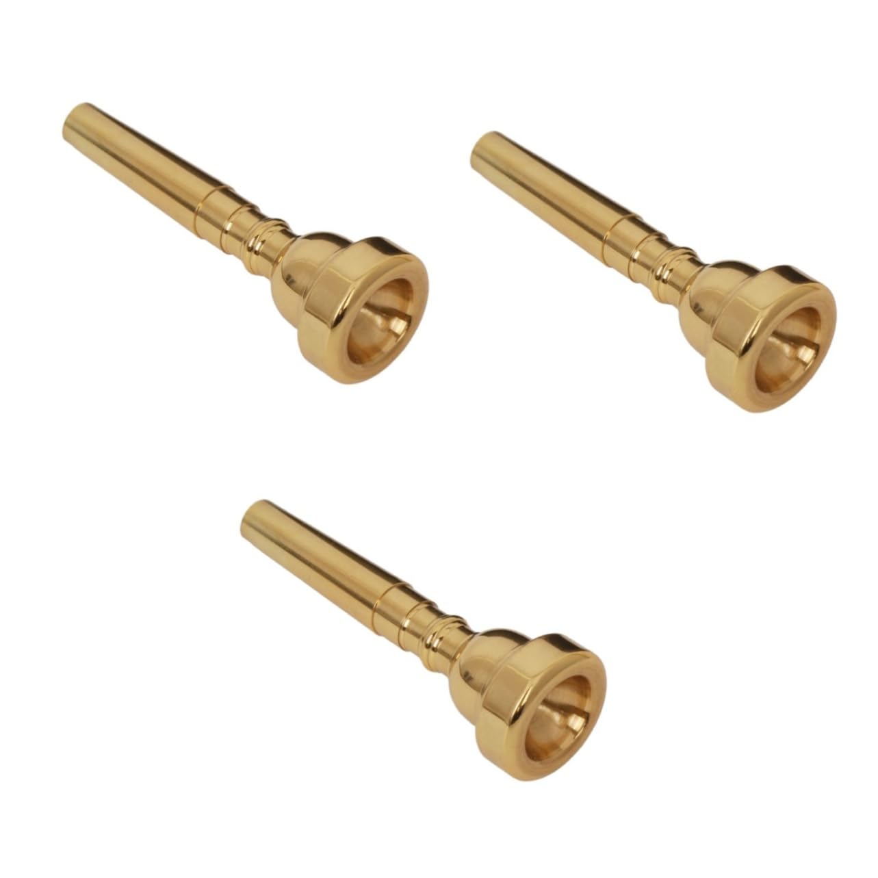 Abaodam Bocchino Di Ricambio Per Tromba Dorata 3 Pezzi Accessori in Rame Per Trombe