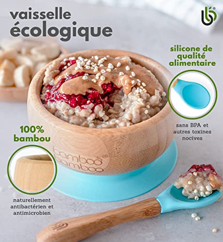 Bol ventouse bébé pour éviter les repas renversés et faciliter la diversification