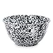 Enamelware Large Salad/Serving Bowl - Black Marble