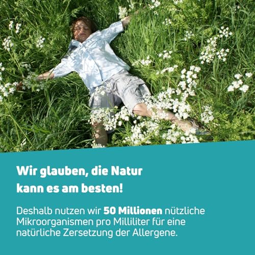 Bettwäsche Milben-Spray Sensitiv - 100 % Giftfreie Wirkung für sensible Schlafplätze - Kinder, Allergiker & Haustiere - Milbenspray für Matratzen & Polster - Ohne Duftstoffe
