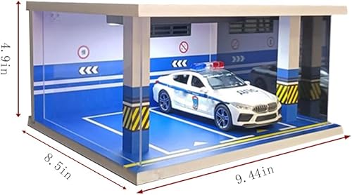 Miniatura 2 de Hot Wheels - Vitrina de 132, modelo a escala de automóvil, con escala de luz, modelo de estacionamiento, modelo de coche con luces, 2