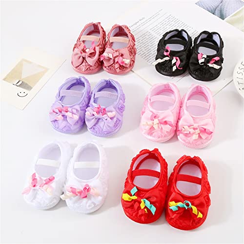 Baby Shoes Fashion Soft Sole Toddler Shoes Pearl Dress Flower Princess Shoes Toddler Shoes Winter Shoes for Kids (White, 3.5 Infant)3