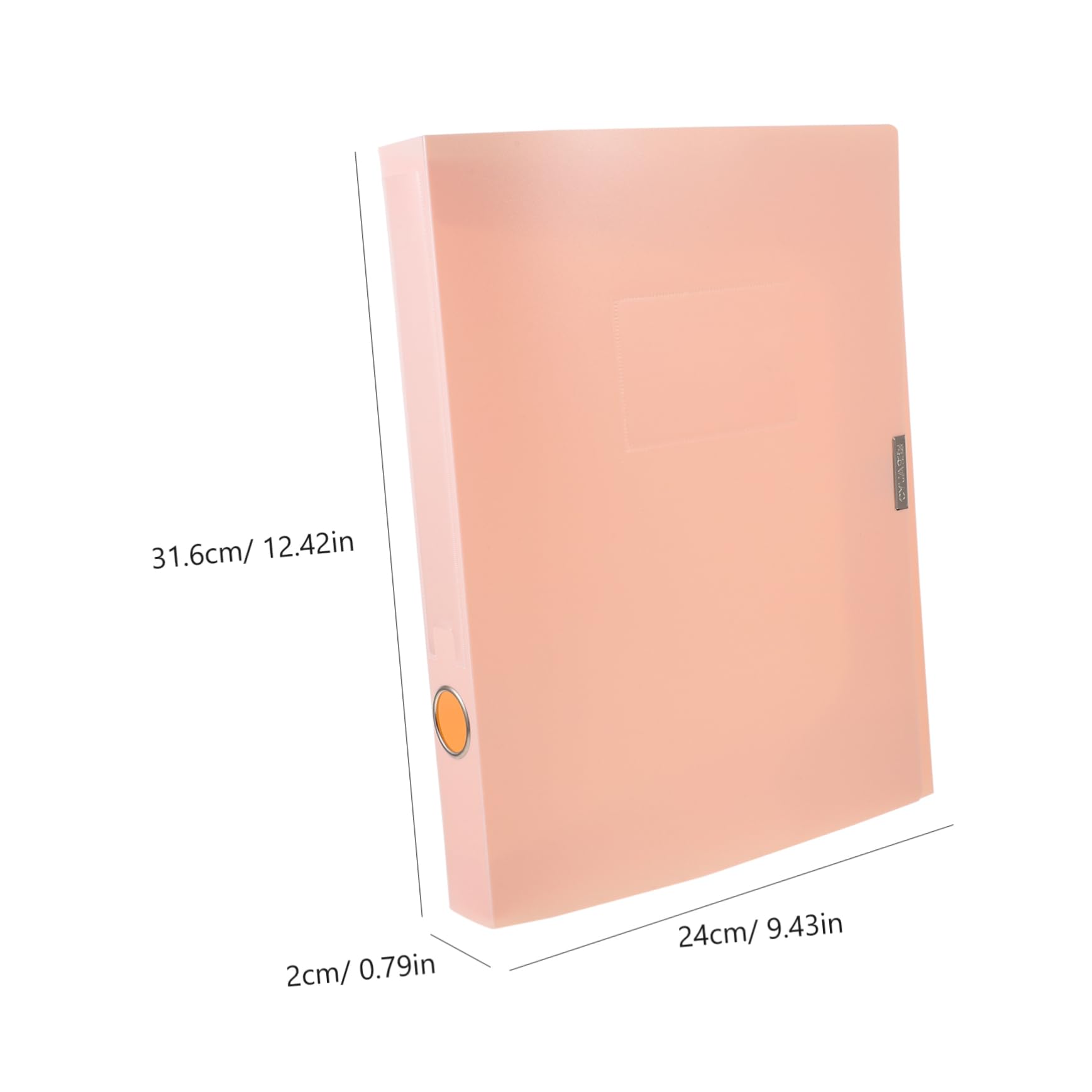 Holibanna File Storage Case Paper File Organizer Box Document Holder for Home Office Neat Tidy Desk Accessories Easy to Clean Capacity Stylish Design