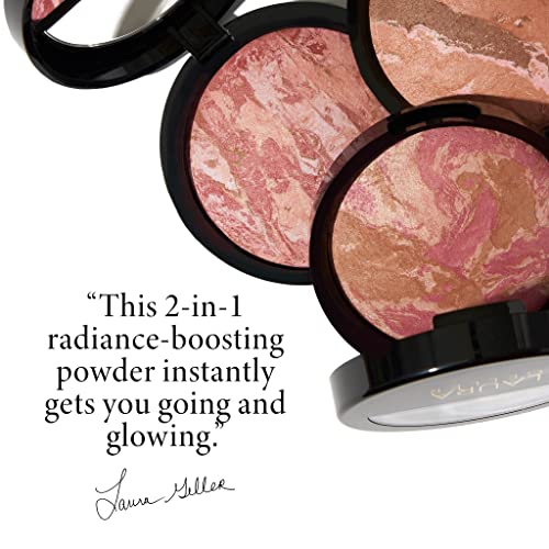 Laura Geller New York Baked Blush-N-Bronze Marbleized 2-In-1 Sculpting Bronzer Blush - Rose Bronze - Contour Face With A Radiant Flush thumb #4
