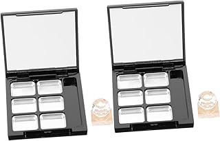 2sets Compact Empty Blush Eyeshadow Container...