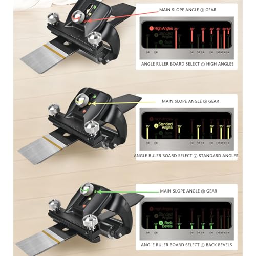 Guide d'affûtage pour ciseaux et rabots avec support réglable en angle fixe - 4