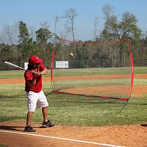 Mchom 12Ft X 9Ft Sports Barrier Net | Backstop For Baseball, Softball, Soccer, Basketball, Lacrosse And Field Hockey | Collapsible And Portable #TOP4