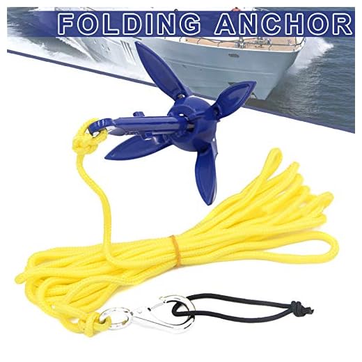 Felixe Protable Boat Anchors/Folding Anchor,Fishing Accessories for Kayak,Canoe Boat,Marine Sailboat,Watercraft