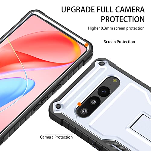 Image of for Google Pixel 7 Pro Case,Military Grade Protection Shockproof Case Built-in Kickstand Compatible with Google 7 Pro Phone 6.7 Inch (Grey)