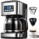 Yabano Filterkaffeemaschine mit digitalem Timer