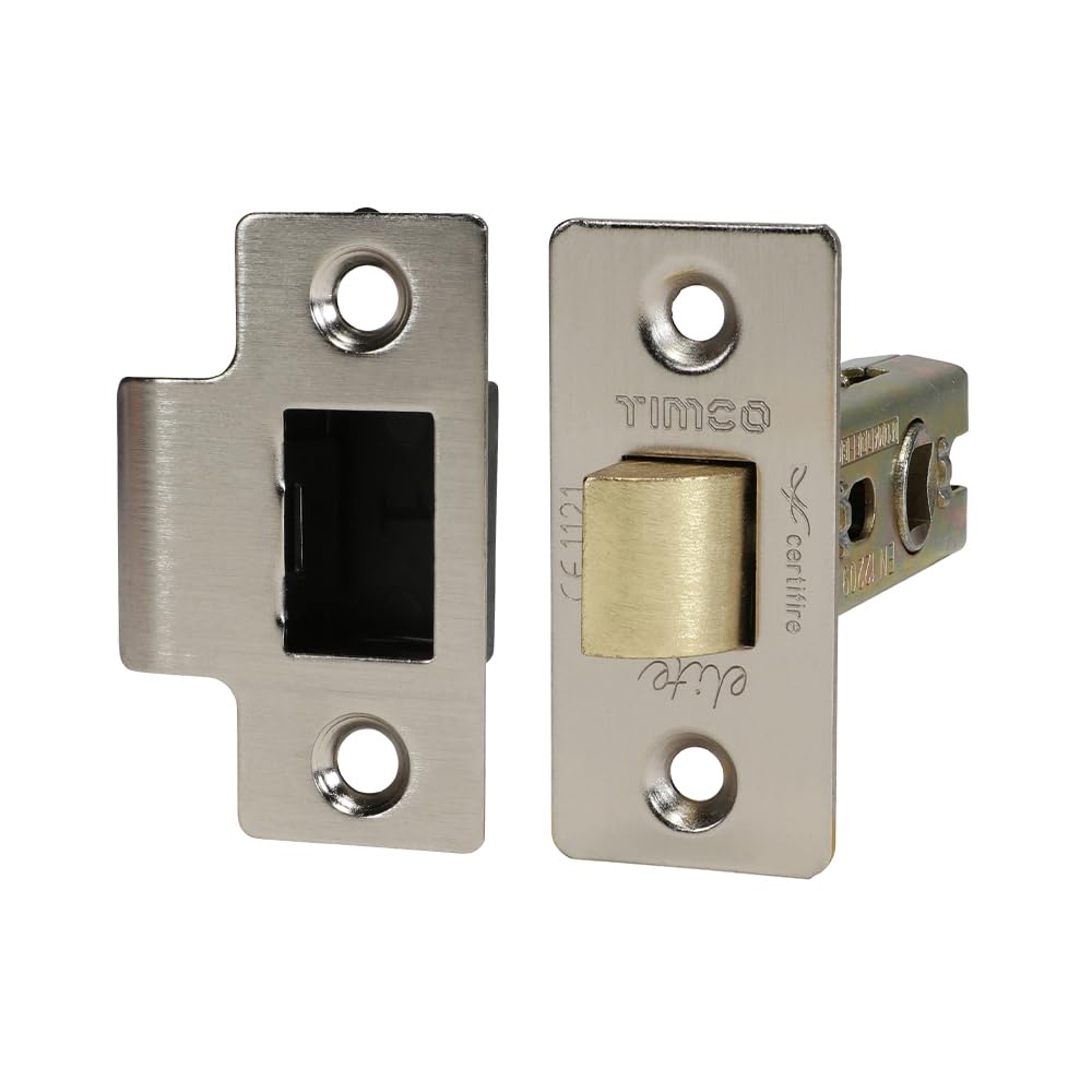 Timco - Tubular Latch - Satin Nickel (Size 67 Case / 45 Backset - 1 Each)