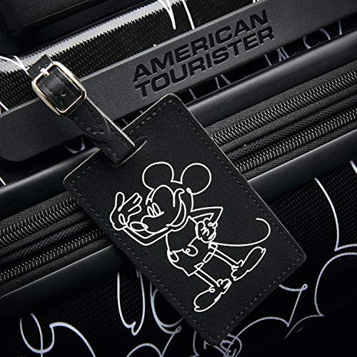 image for American Tourister Disney Hardside Luggage with Spinner Wheels, Black,