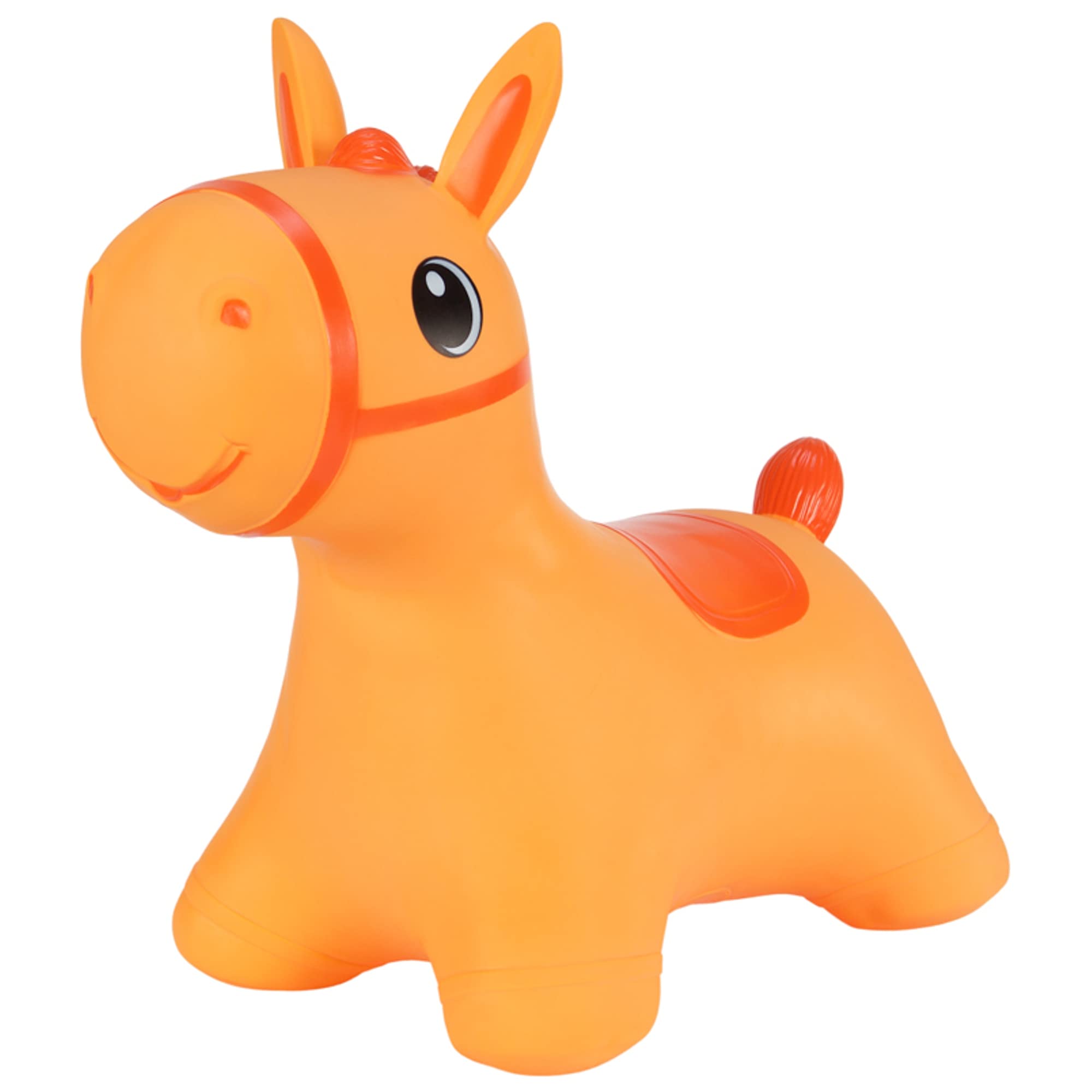 Space Hopper Cavallo Gonfiabile per Bambini di età Pari o Superiore a 12 Mesi – Imballo con Confezione Regalo, Pompa Inclusa – Cavalcabile Bambino, Palla rimbalzante per Bambini - Arancione