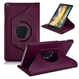 DETUOSI Rotating Case for Galaxy Tab A 8.0 Case 2019 (SM-T290),Multi-Angle Viewing 360° Degree Rotating Stand Cover Case for Samsung Galaxy Tab A 8.0 Inch SM-T290/T295/T297 Tablet (2019),Purple