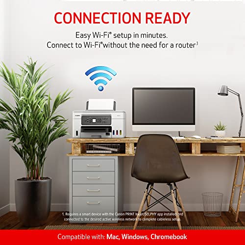 Canon Megatank GX3020 All-in-One Wireless Supertank Printer with Print, Copy, and Scan | Easy Setup, Mobile Printing and 1.35" Monochrome LCD Screen - image 5