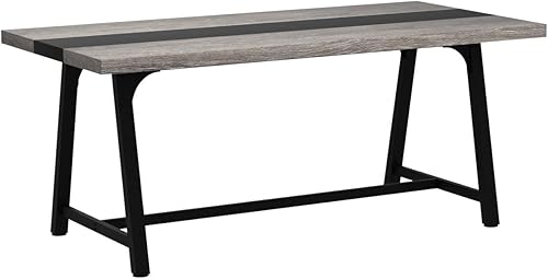 Miniatura 5 de Tribesigns Mesa de conferencias rectangular de 6 pies, 70.87 pulgadas de largo x 33.46 pulgadas de ancho x 29.92 pulgadas de alto, mesa de reuniones