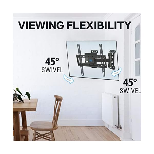 Mounting Dream MD2377-P TV Wall Mount Bracket for most of 26-50 Inch LED, LCD, OLED Flat Screen TV with Full Motion Swivel Articulating Arm - Image 3