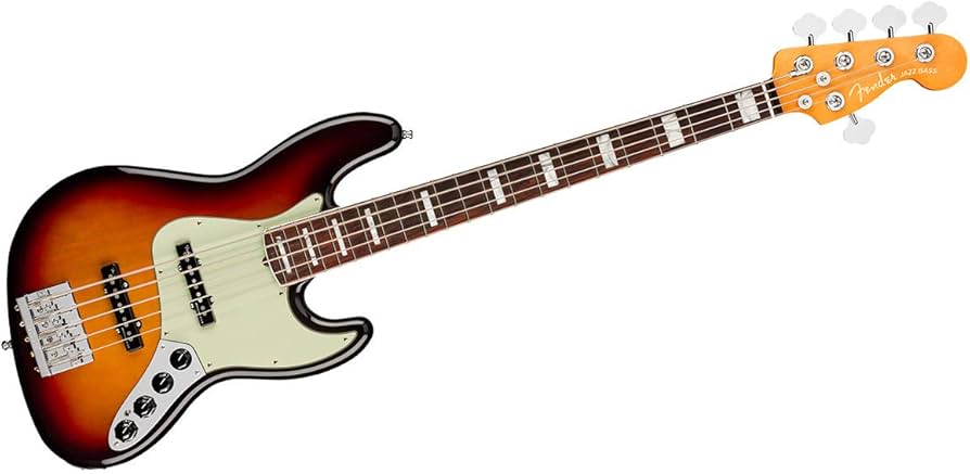 Fender USA American Ultra V 5弦Bass Contra Baixo Fender American Ultra Jazz Bass V Mn Arctic Pea
