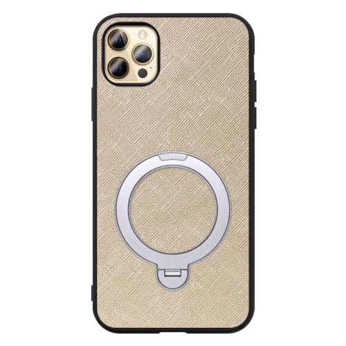 LOOF CASUAL MAG-RING ���U�[ ���^ �����O�t�� �X�}�z�P�[�X for iPhone 12 Pro Max �p �P�[�X �J�o�[ �����O �X�^���h �}�O�l�b�g �X�g���b�v�z�[�� �V���v�� �ϏՌ� �y�� [SILVER×�S�[���h]