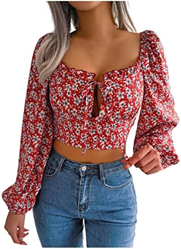 tie front peasant top