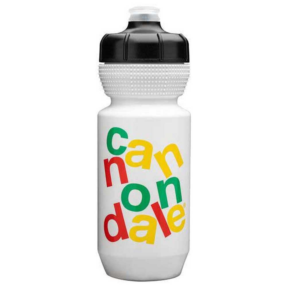Cannondale White Gripper Stacked Water Bottle 600Ml One Size