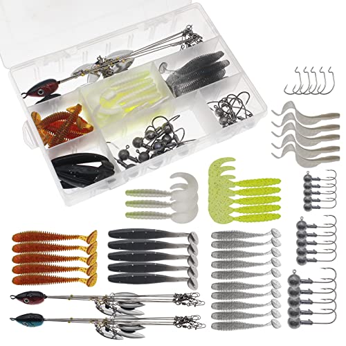 Leurre Alabama pour pêche au bar : kit de 5 montages truite et saumon