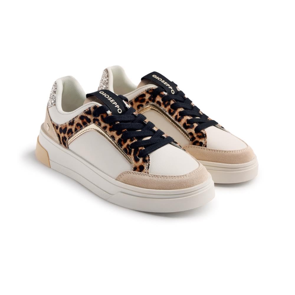 GIOSEPPO Women's Morrice Sneaker, Leopard, 5 UK