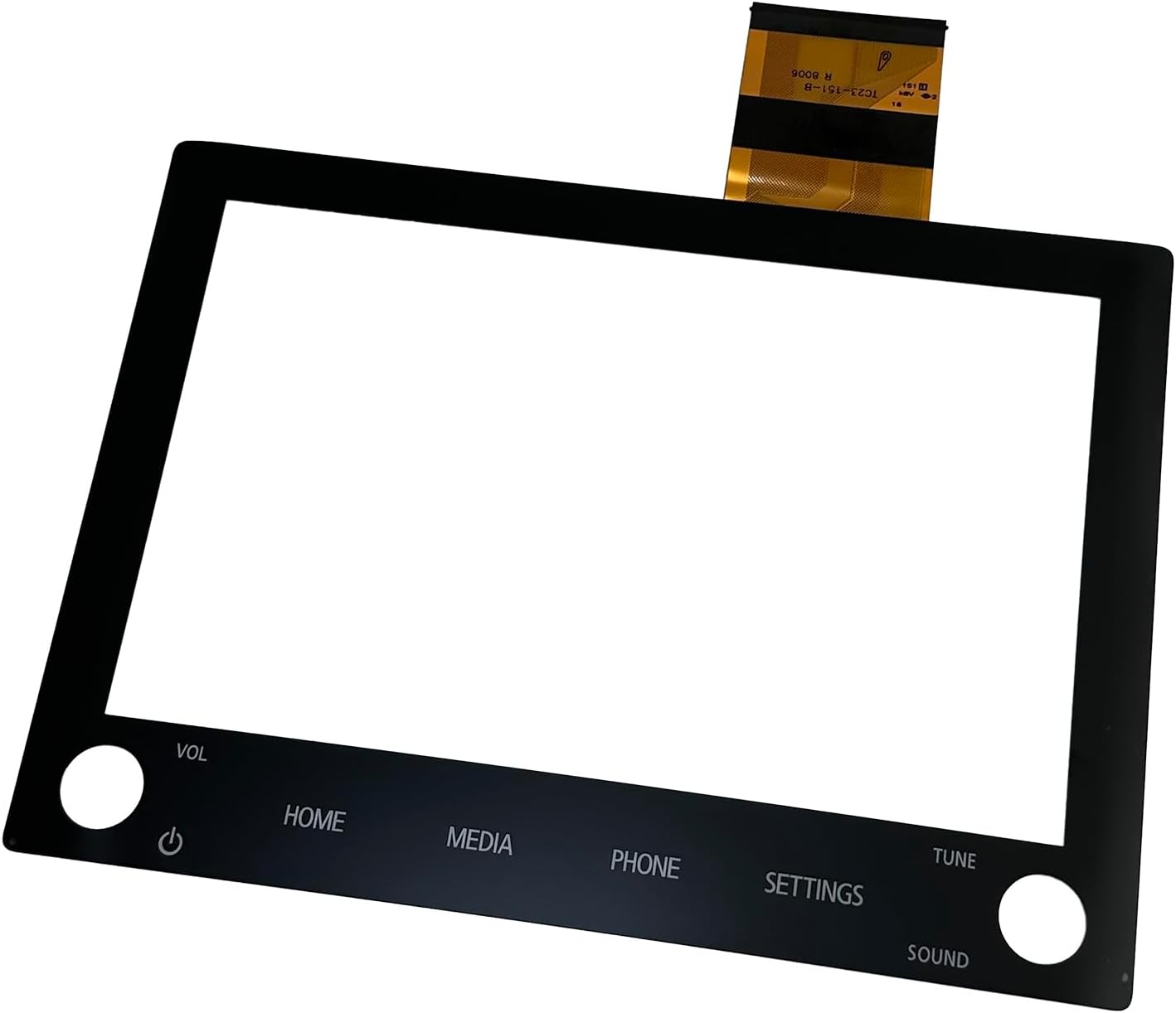 Touch Screen Digitizer Glass on Navigation LCD 8 Inch Replacement Fit Mitsubishi Outlander Sport 2020 2021 2022 Mitsubishi RVR ASX 2020-2022 Replaced OE# 8740A103 8740A098 (Without LCD)