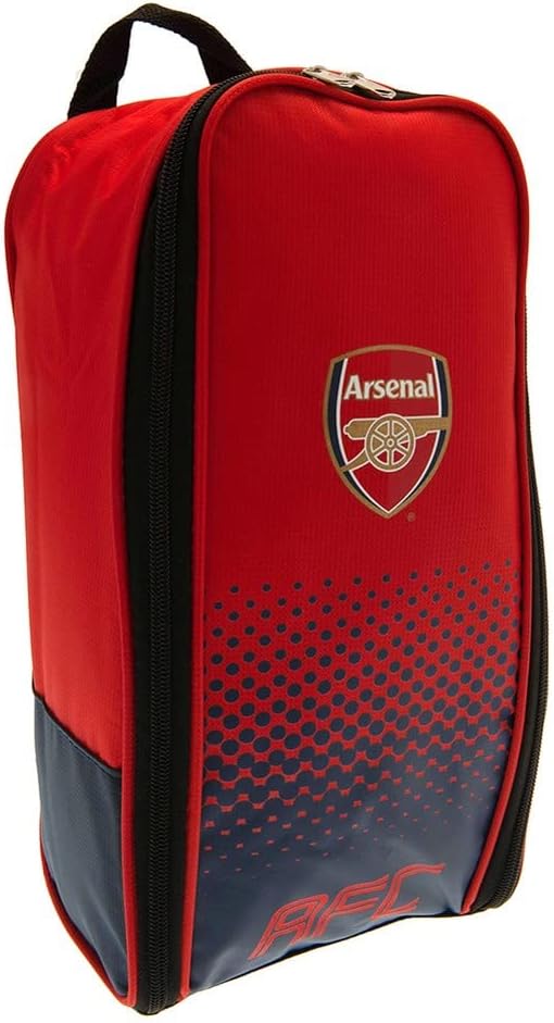 Arsenal F.C. RAN FC Boot Bag Official Merchandise, Red, approx 35cm x 18cm x 12cm