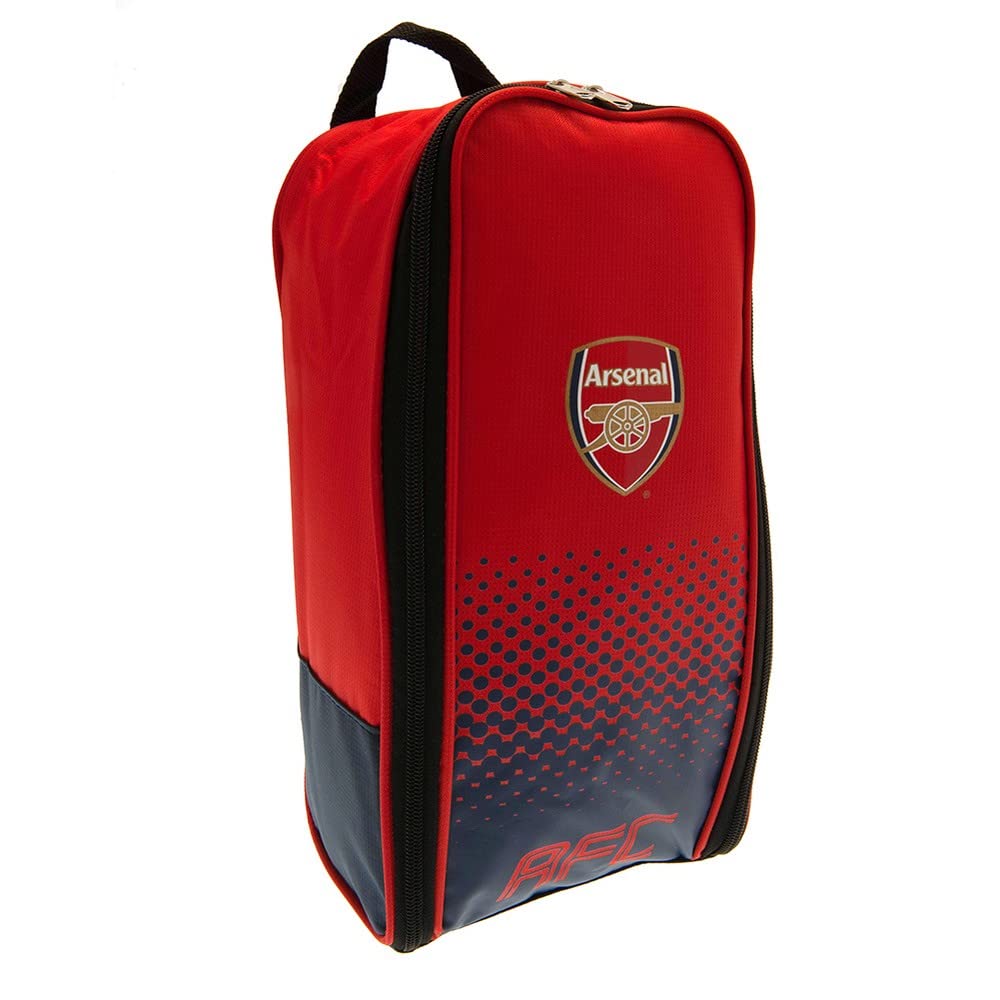 RAN Arsenal FC Boot Bag Official Merchandise, Red, approx 35cm x 18cm x 12cm