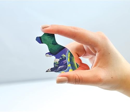 Miniatura 6 de MasterPieces Rompecabezas con forma de 100 piezas para niños, días de dinosaurio, 14 x 19 pulgadas