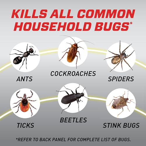 Image of Ortho Home Defense Max Indoor Insect Barrier - Home Defense Bug Spray, Kills Ants, Roaches, Spiders, Fleas and Ticks, 360 Sprayer, 9 fl. oz. with Refill