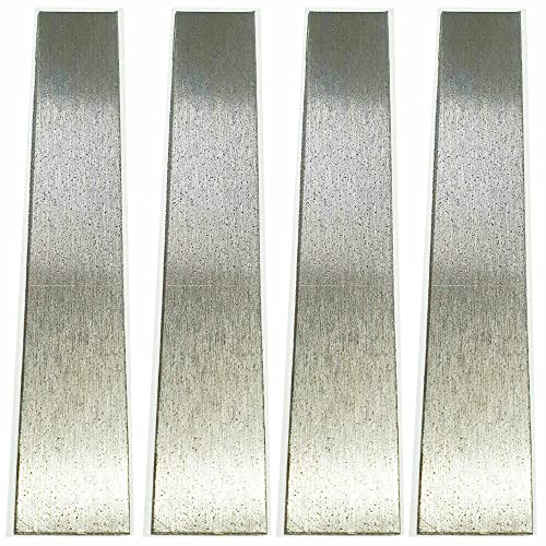 Pure Nickel Sheet, 6 Inches Nickle Anode, 4 Pack Pure Nickel Plate, Nickel Electrode for Nickel Electroplating 6
