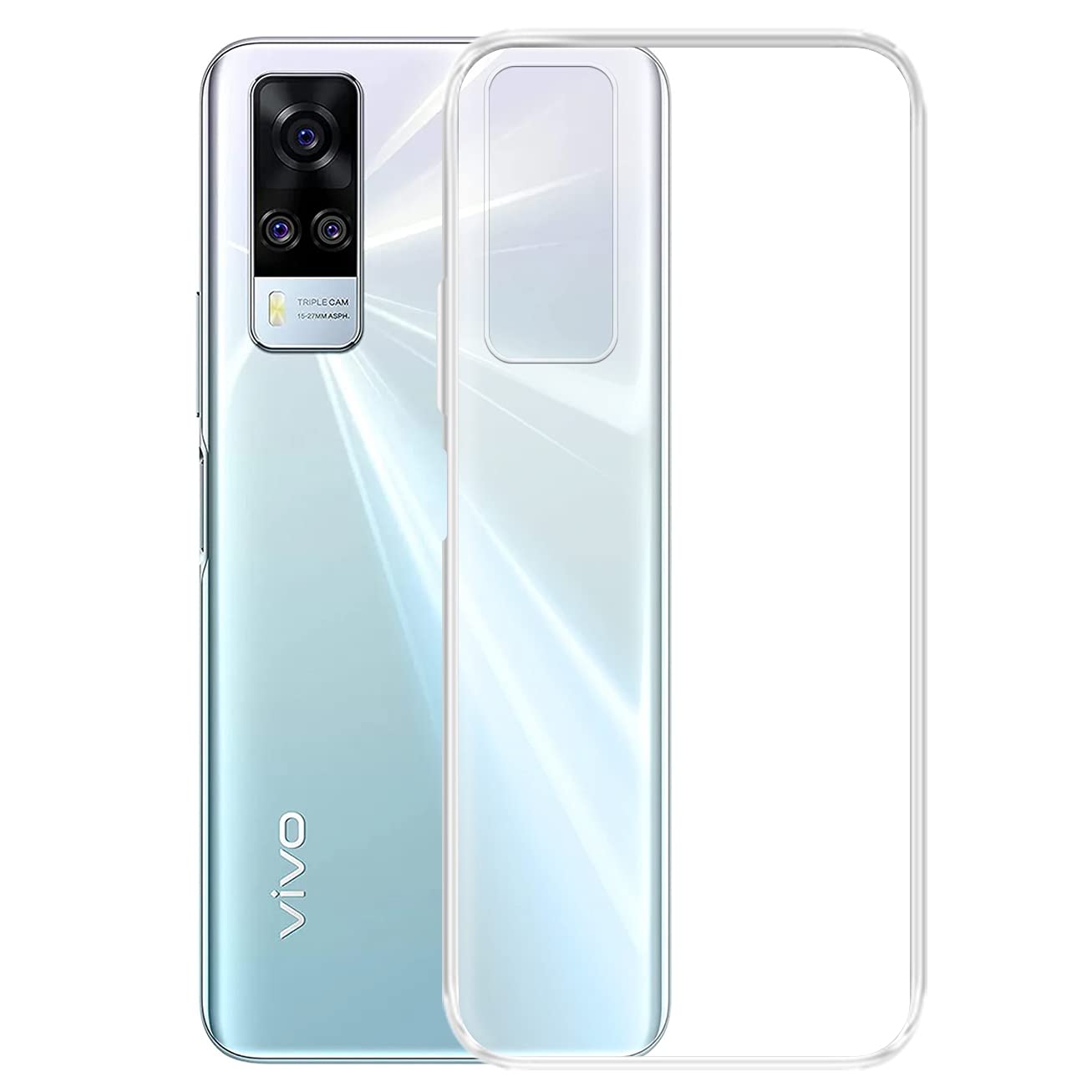 Amazon Brand - Solimo Back Cover Case for Vivo Y51A / Vivo Y31 (2021) / Vivo Y51 (2020) | Compatible for Vivo Y51A / Vivo Y31 (2021) / Vivo Y51 (2020) Back Cover Case | (TPU | Transparent) (B09BYZJVFG) Amazon Price History, Amazon Price Tracker