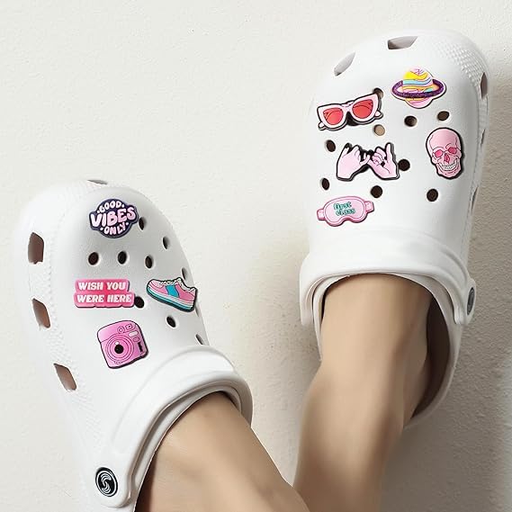 Image of Cartoon Shoe Charms, for Clog Decoration Cartoon Anime Charms Shoe Accessories, PVC Shoe Charms Decoration for Kids Teens Boys Girls Men Women Party Birthday Gifts