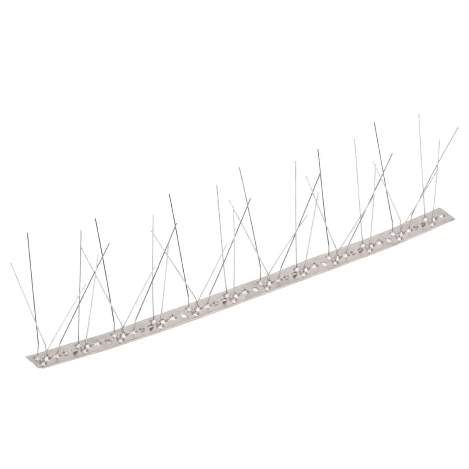 Homgoday Taubenabwehr Spikes Set Edelstahl 20 m 5-reihig 115 mm Stacheln für Balkon, Dach, Mauer, Garten zur Vogelabwehr 149134