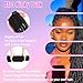 Afro Kinkys Human Hair Bulk 45g±5g/Pack Natural Black 100% Human Hair Soft 4C Afro Kinky Bulk Human Hair for Locs Extensions/Twists/Braids Can Dye and Bleach (Natural Black, 10 Inch)