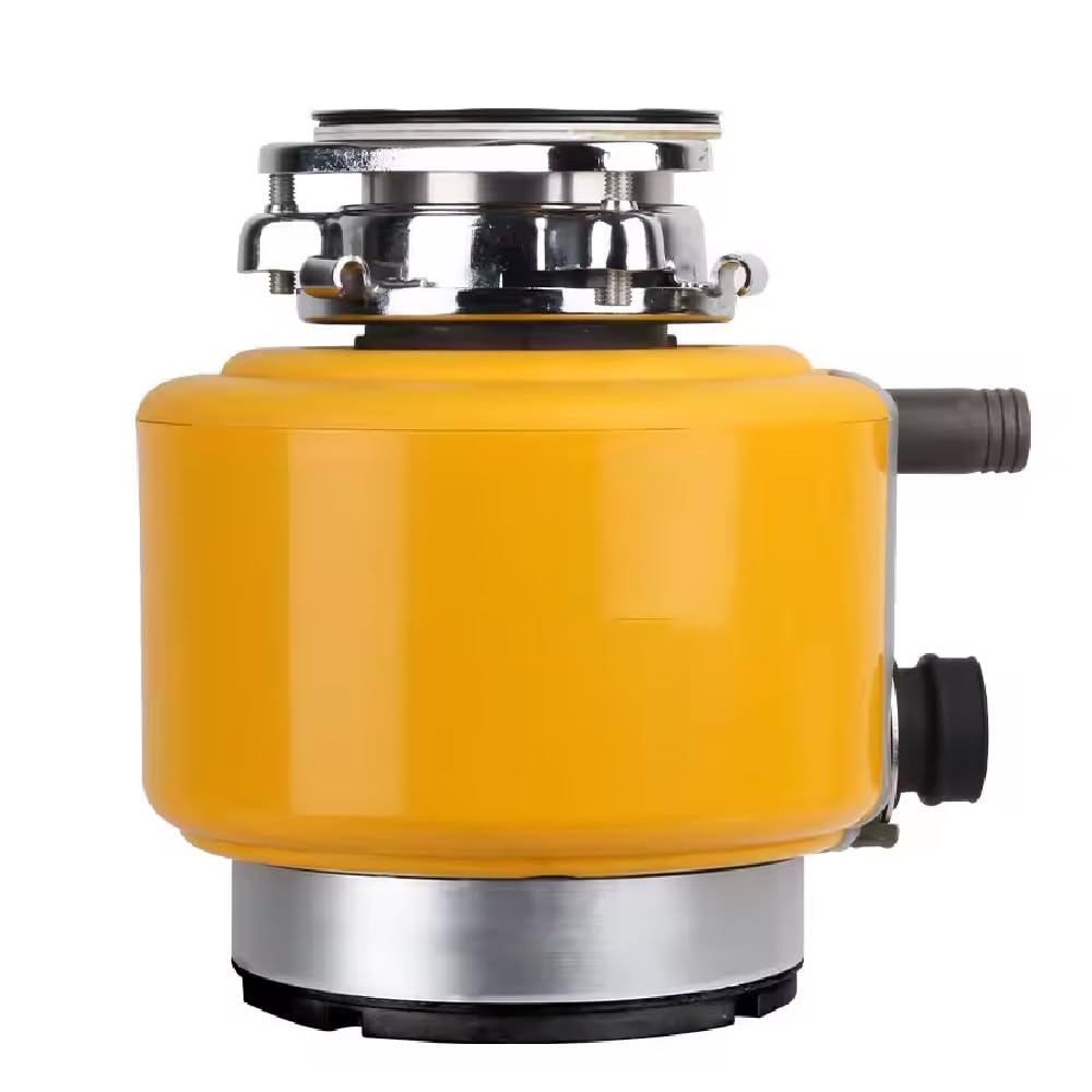 Super Forest Quiet Food Waste Disposers, Pipe Will Not Clog, Compact Garbage Disposal, Stainless Steel Kitchen Garbage Processor Continuous Feed Overload Protection Suitable For Most Kitchen Waste