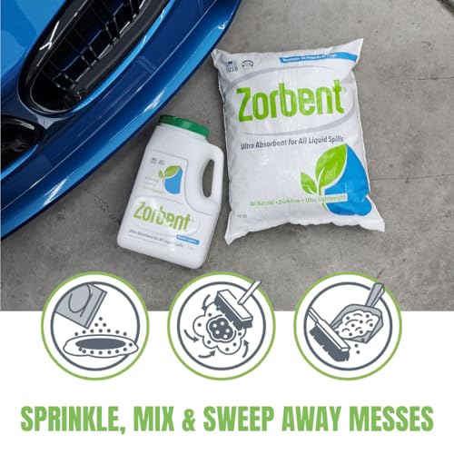 Image of Liquid Spill Kit | 16X More Absorbent than Clay, Commercial-Grade Vomit, Urine, Oil, All Liquids Spill Powder, Reusable