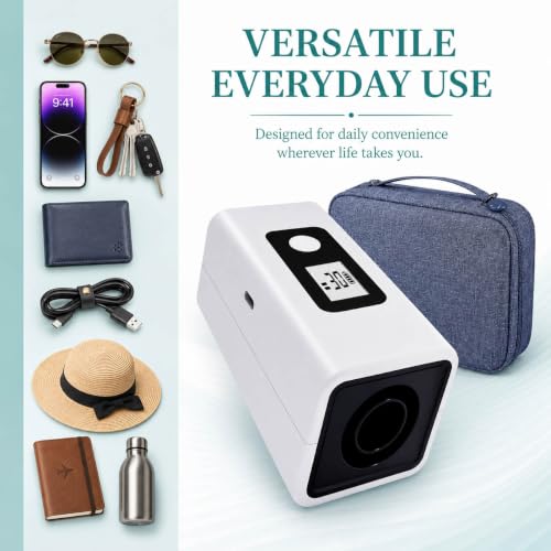 Portable Household Cleaner Kit for Jewelry & Glasses, LCD Display Travel - image 5