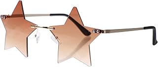 1 Par De Óculos De Sol Óculos De Sol Óculos De Sol Estrela Óculos De Sol Prop Pentagrama Óculos De Sol Moda Óculos De Sol Femininos Óculos De Sol De Praia Para Mulheres Óculos De