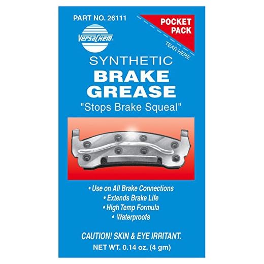 Versachem Synthetic Brake Grease Pocket Pack, 4g Pocket Pak