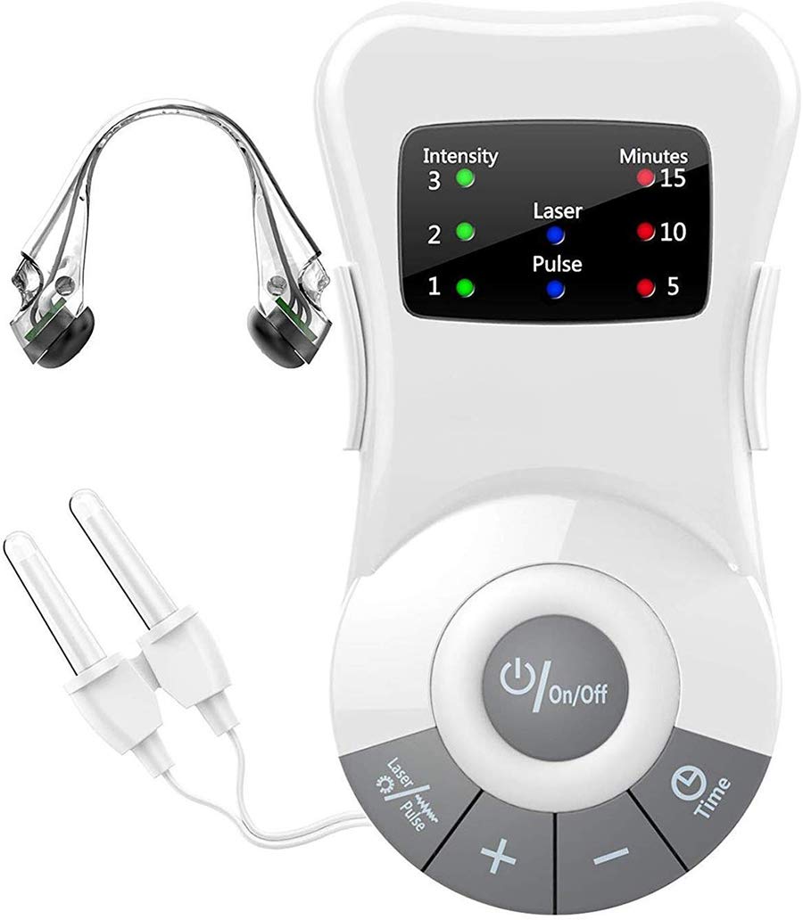 Sosono Light Allergy Reliever Allergic Hay Fever Anti-Allergy Anti-Snore Rhinitis Therapy Treatment Device Massager For Stuffy Nose Nasal Itching Sneezing Sinusitis Cure